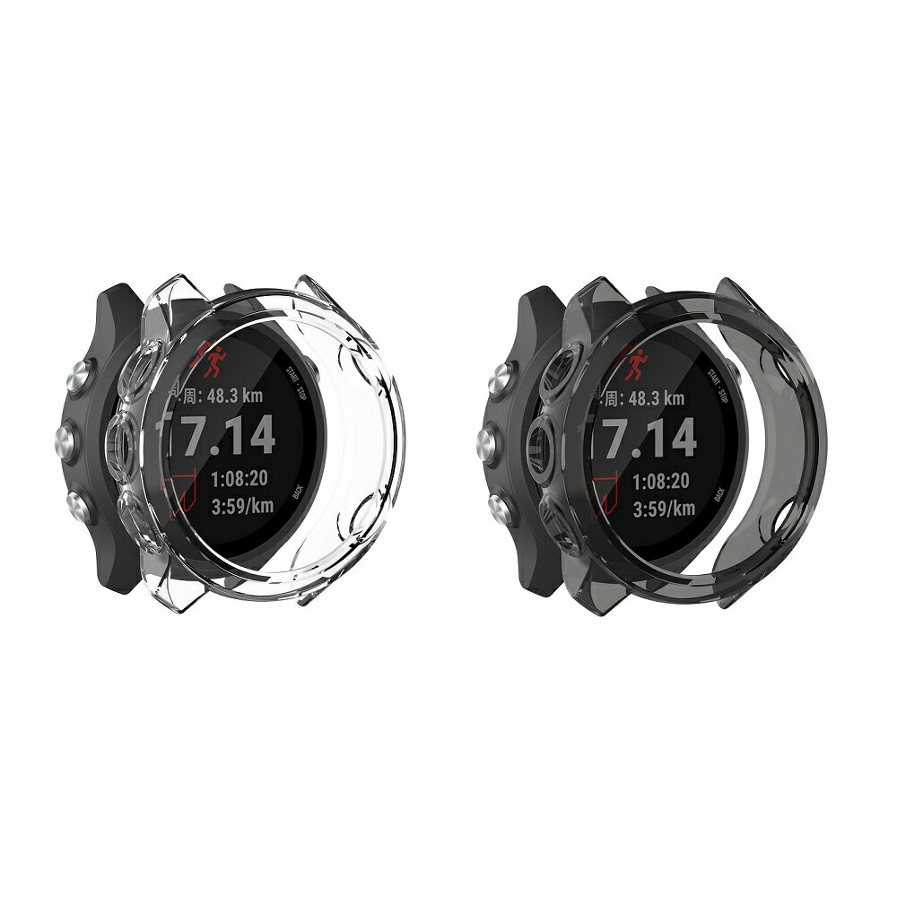 【TPU透明殼】Garmin forerunner 245 / 245M 智慧手錶 半包 軟殼 保護殼 清水套