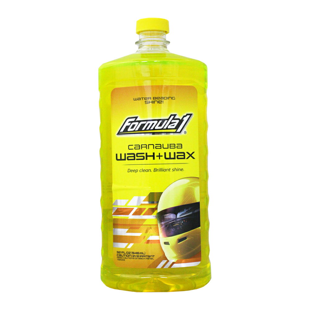 Formula 1 CARNAUBAWASH & WAX 亮澤 含棕梠蠟洗車精(大罐) #13700