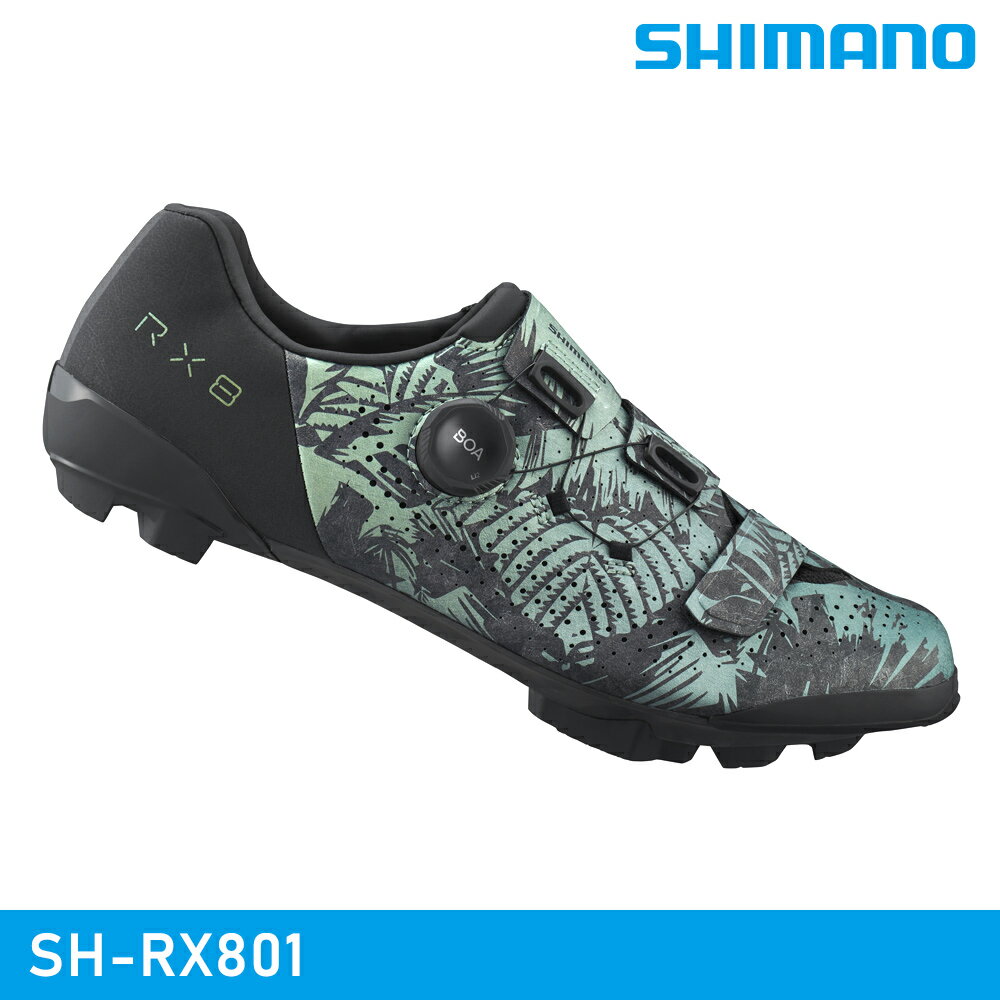 SHIMANO SH-RX801 SPD 自行車卡鞋-棕梠葉 / 城市綠洲 (沙地車鞋 單車卡鞋 腳踏車鞋)