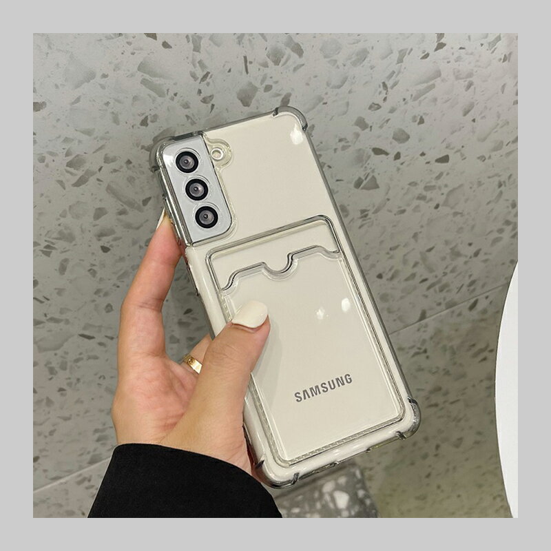 免運·透明S22/S23放卡照片S21適用三星A55全包手機殼Note20 Ultra氣囊Note10+防摔S24+透黑A7