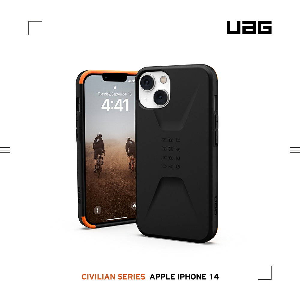 ＵＡＧ 支援 MagSafe 耐衝擊 簡約 保護殼 手機殼 防摔殼 適用 iPhone 14 plus Pro Max 3