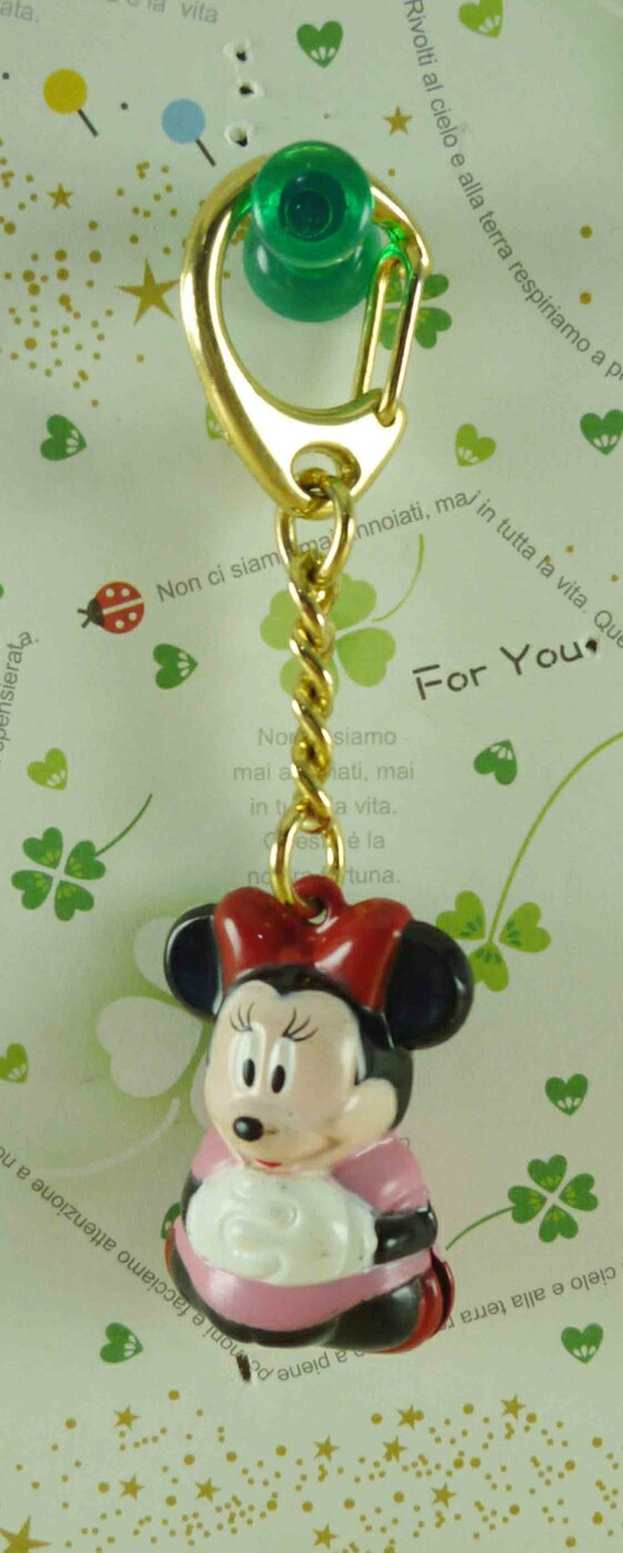 【震撼精品百貨】Micky Mouse 米奇/米妮 鑰匙圈-米妮鈴鐺 震撼日式精品百貨
