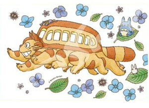真愛日本 日本製拼圖150P 紫陽花貓公車 龍貓totoro 宮崎駿 150片 拼圖 益智遊戲 桌遊 收藏 擺飾