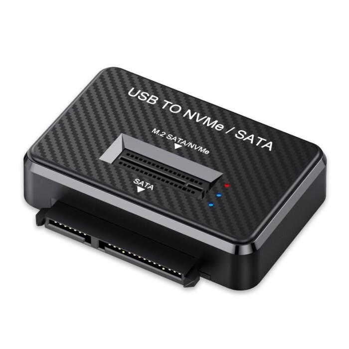 【全球優品匯】工廠 M.2 NVMe/SATA固態硬碟讀取SSD讀卡器m2轉USB3.1讀寫轉接器