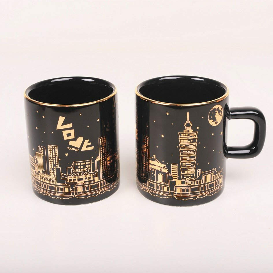 【仲夏周年慶】來杯 Expresso 吧 / 原創設計 經典小咖啡杯/ 描金馬克杯 Taipei