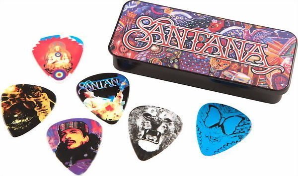 Dunlop SANTANA 簽名款電吉他/木吉他/民搖吉他 Pick 彈片(典藏鐵盒6片裝)【唐尼樂器】