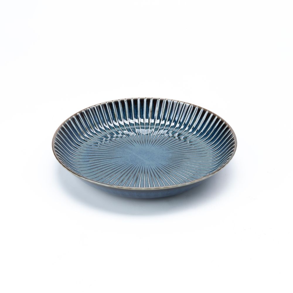 深皿 窯變千段 22.5CM NV NITORI宜得利家居