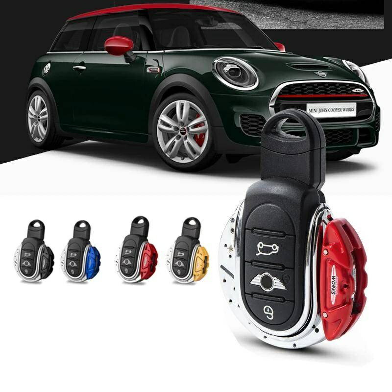 Ijdm Jcw 汽車鑰匙套適用於 Mini Cooper 鑰匙套鑰匙套鑰匙鏈適用於 Mini Cooper F55 F