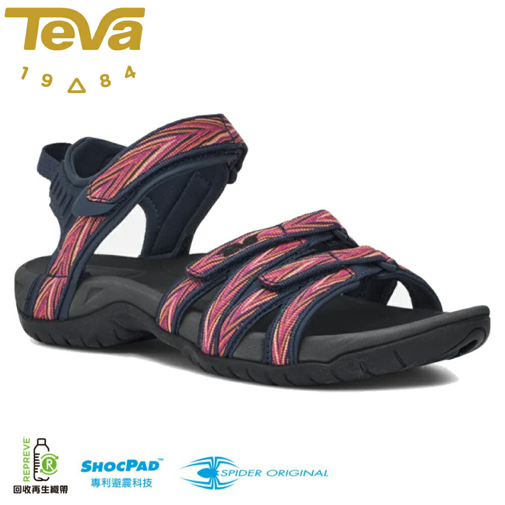 【TEVA 美國 女 Tirra水陸多功能運動涼鞋《靛藍/紫》】TV4266P/休閒涼鞋/運動涼鞋