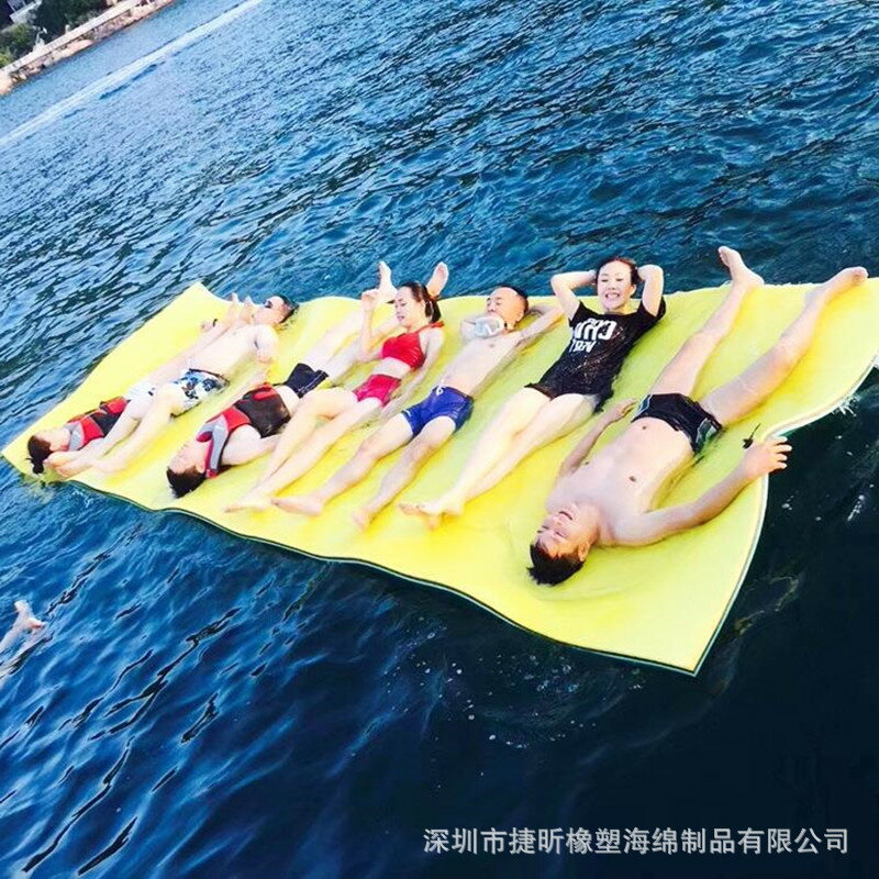 水上泡沫浮毯彩色加厚PE游泳浮毯 大尺寸海洋漂浮墊 遊艇水中涼蓆
