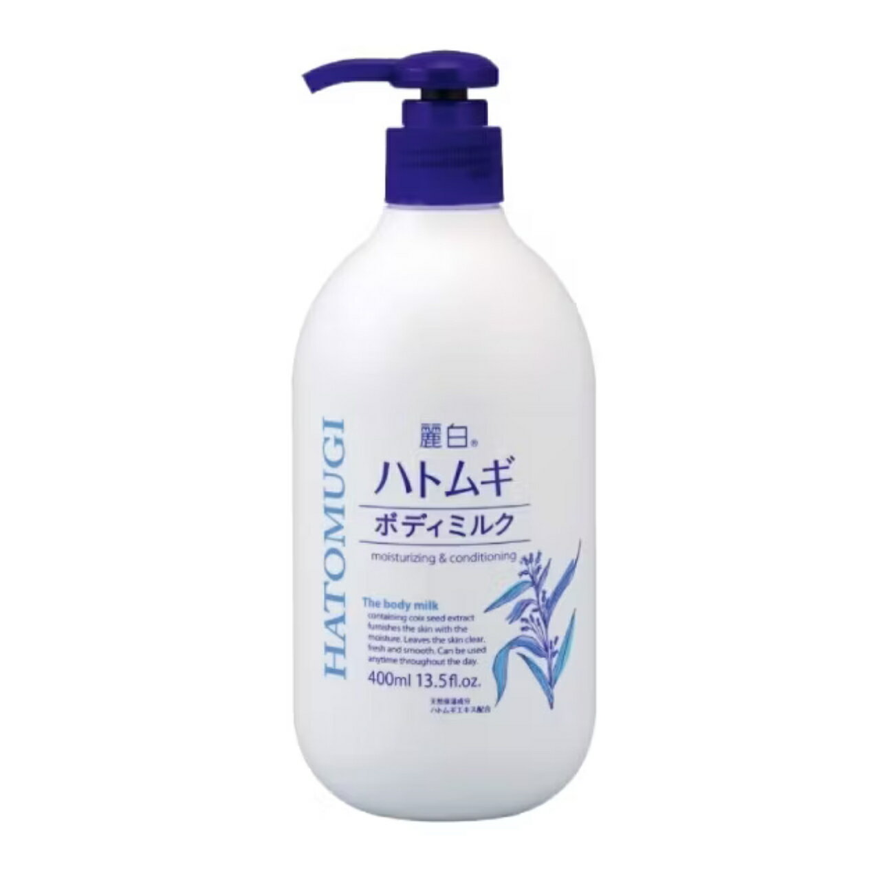 【熊野油脂】麗白薏仁透明感水嫩身體乳液400ml｜KUMANO｜紅誠集品 (高保濕 提亮 滋潤 潤澤身體乳 )