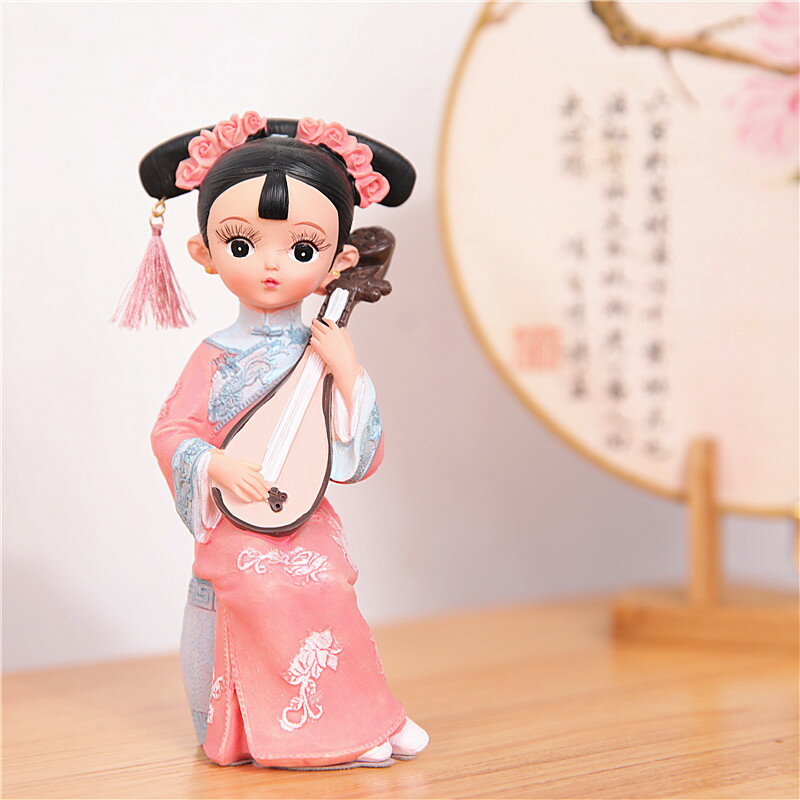 少女心桌面擺件 裝飾品房間中國風禮物創意宮廷故宮娃娃古風古代