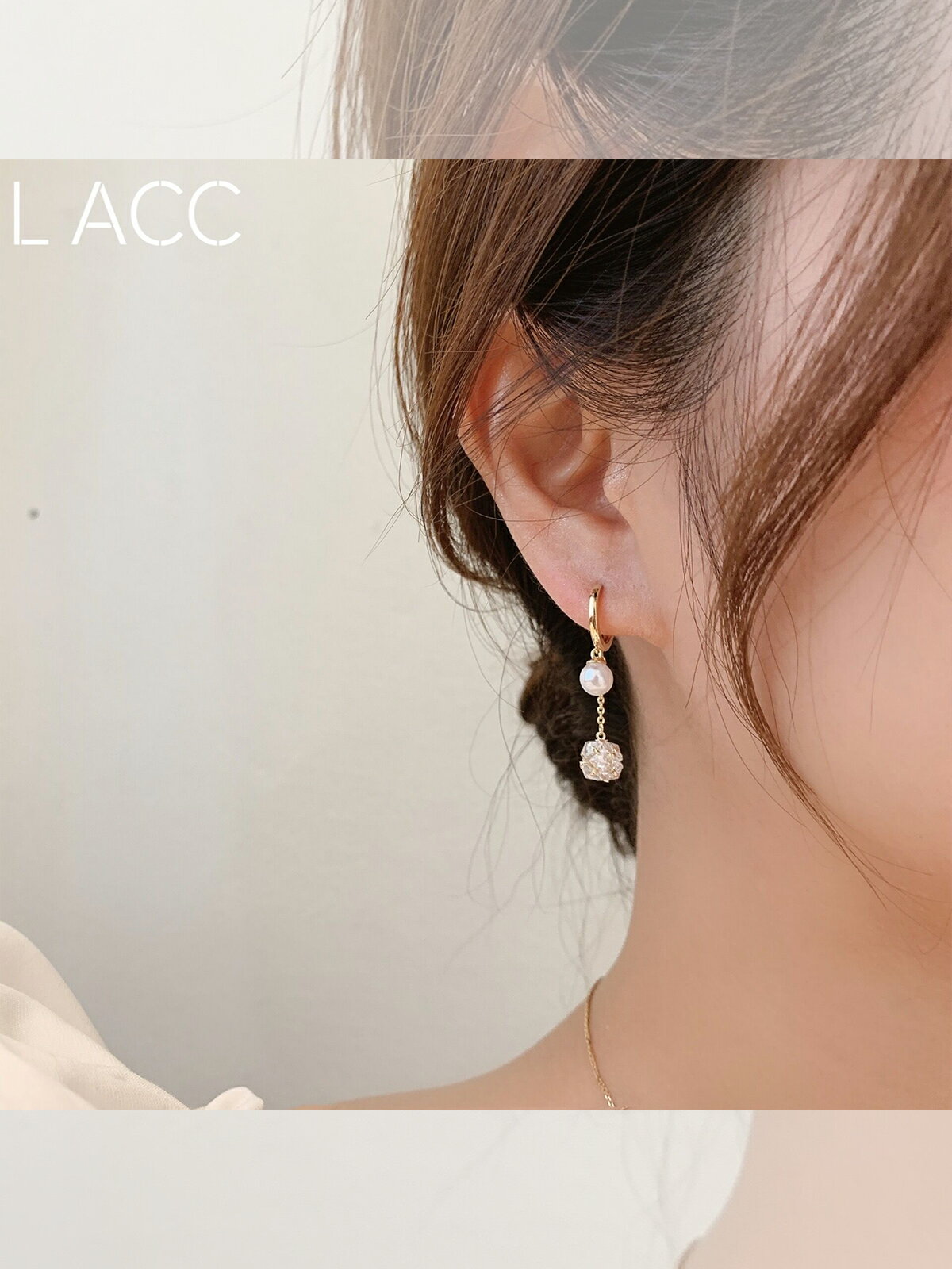 925銀針 流蘇耳環女夏季純銀設計感精致珍珠耳墜耳飾