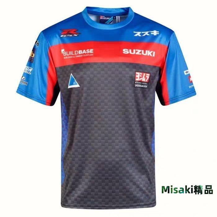 MOTOGP SUZUKI夏季速乾透氣短袖T恤-Misaki精品