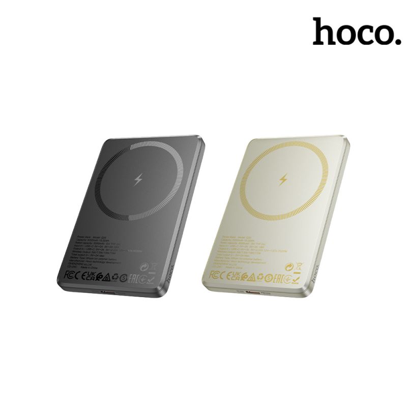行動電源 hoco Q26 邁悅 PD20W 磁吸快充行動電源(5000mAh) 支援 MagSafe 支援PD3.0/2.0【愛瘋潮】