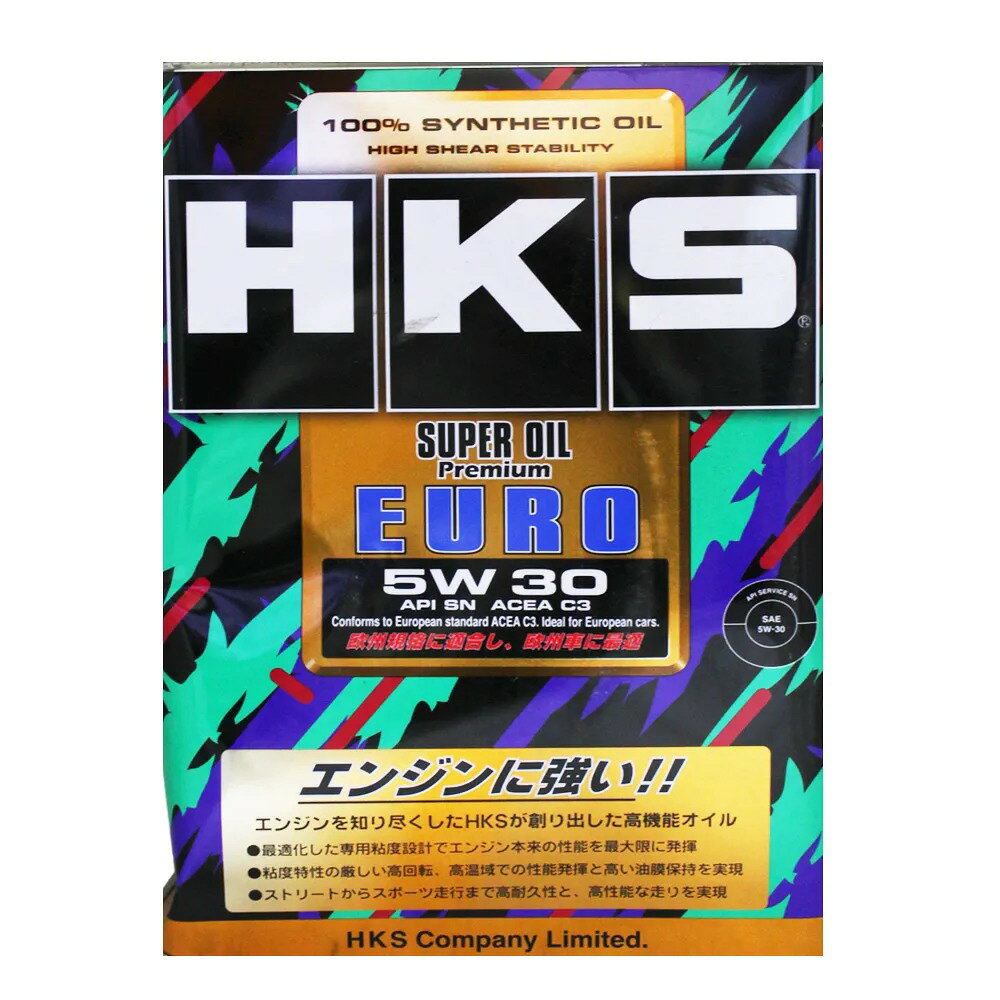 HKS SUPER PREMIUM OIL 5W30 高效能機油 4L