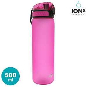 ION8 Slim 運動休閒水壺 I8500【Pink粉】/ 城市綠洲(100%不含BPA無毒 100%防漏 塑料水壺)