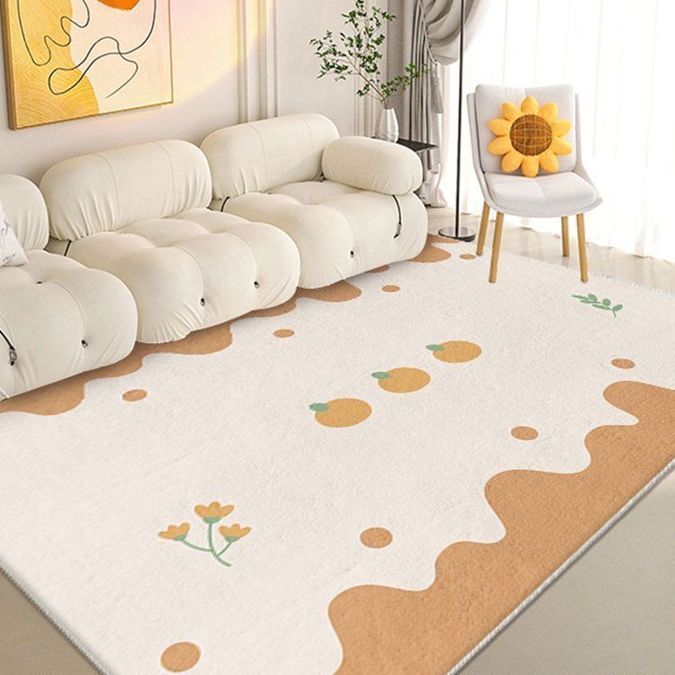 客廳臥室地毯仿羊絨ins風滿鋪茶幾毯簡約奶油風大面積床邊毯加厚