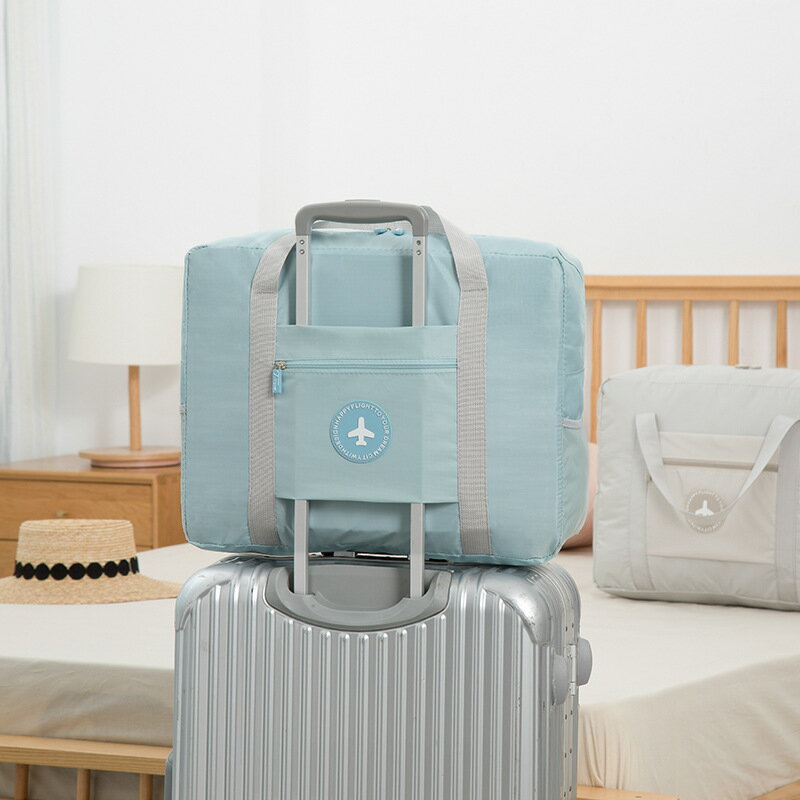 牛津布旅行收納包便攜大容量搬家收納袋拉桿包折疊行李袋
