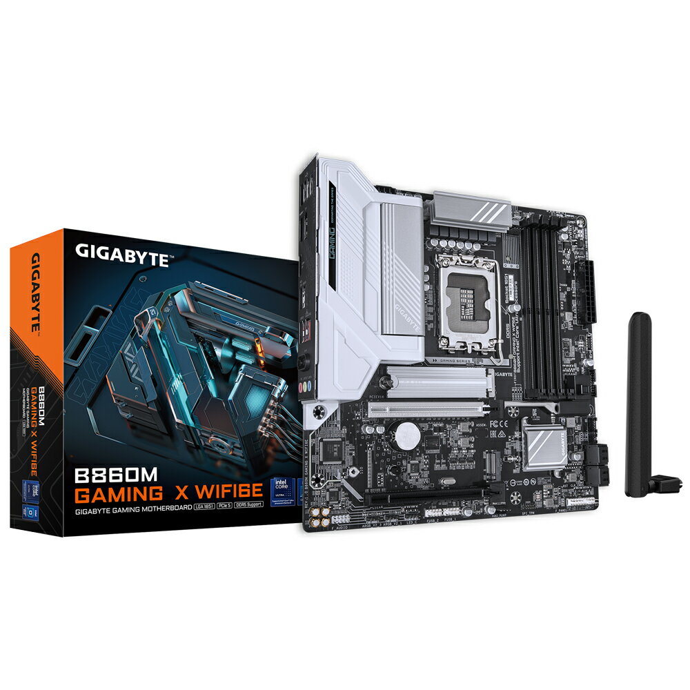 技嘉 B860M GAMING X WIFI6E 1851腳位 M-ATX 主機板
