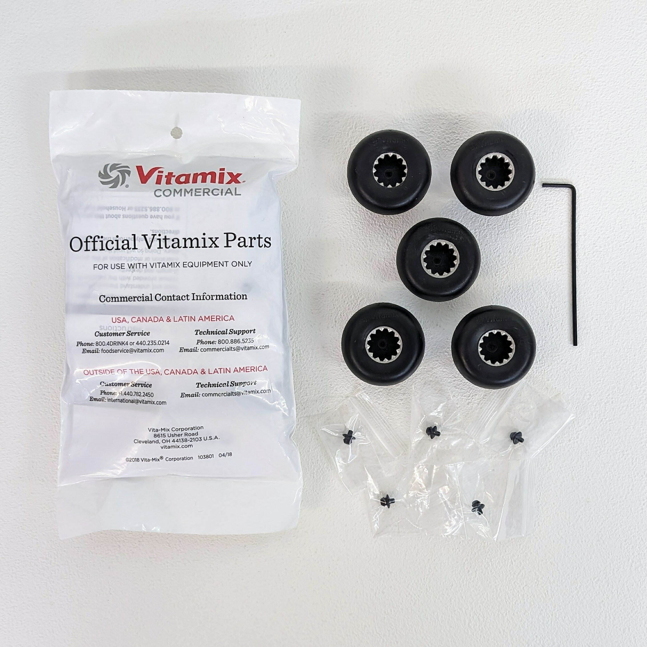 [4美國直購] Vitamix 015547 傳動座 5入 同891 傳動軸心 適全 Vitamix 食物調理機果汁機 (除XL機種)_CB1