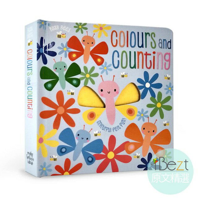 Busy Bees：Colours And Counting | 觸摸書 | 繪本 | 數數 | 壓縮棉