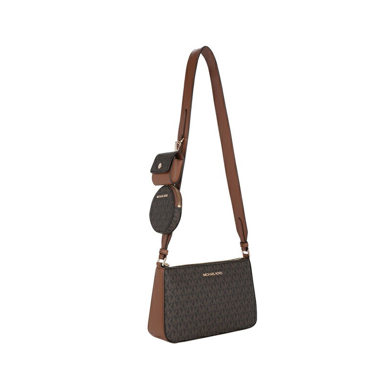 精選★MICHAEL KORS Jet Set Travel三合一老花麻將包寬肩帶女士單肩斜挎包 35S1GTVC3B   ~【母親節禮物★菲尼斯 國際精品3折起 春夏新品 換季下殺】 2