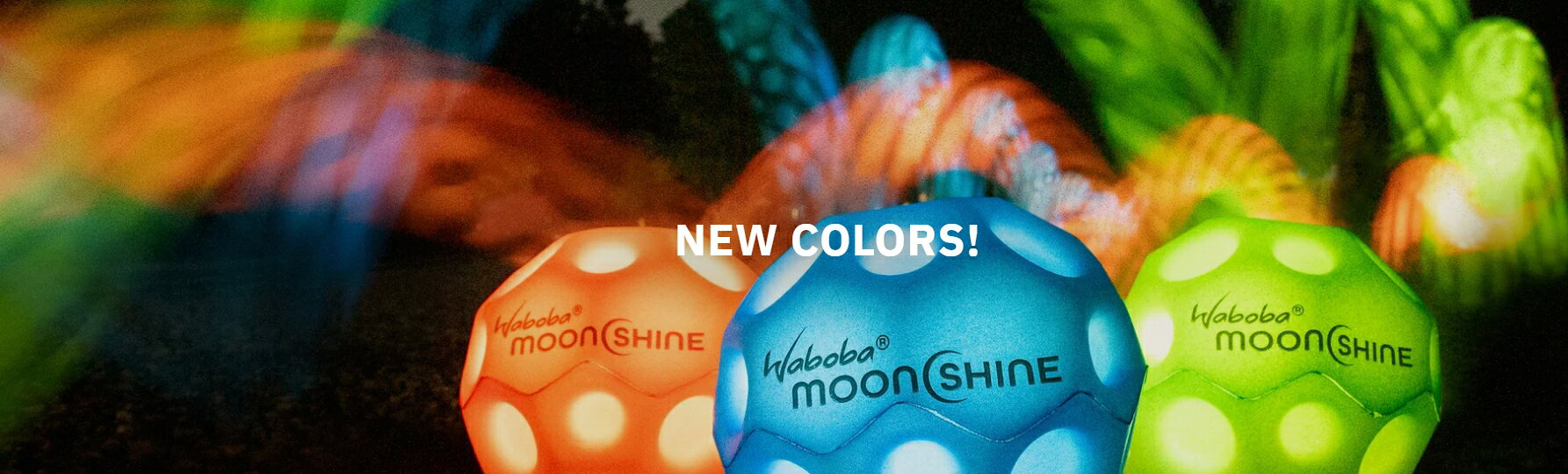 Waboba LED Bounceback x Moonshine Ball - Balle luminse Moon sur une laisse – Waboba