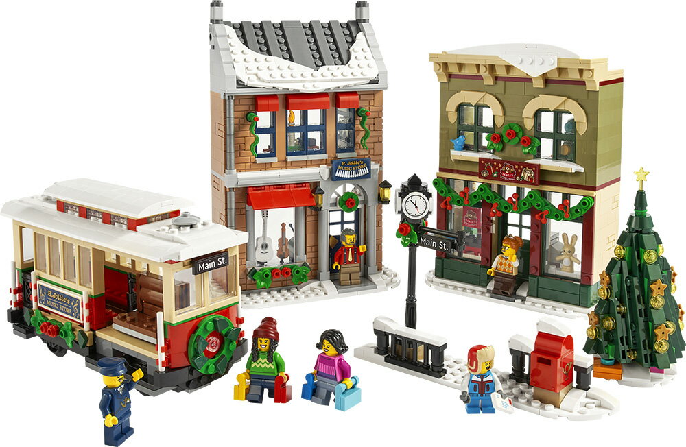 樂高LEGO 10308  節慶街道 聖誕村莊歡樂 ICONS™ Holiday Main Street 1