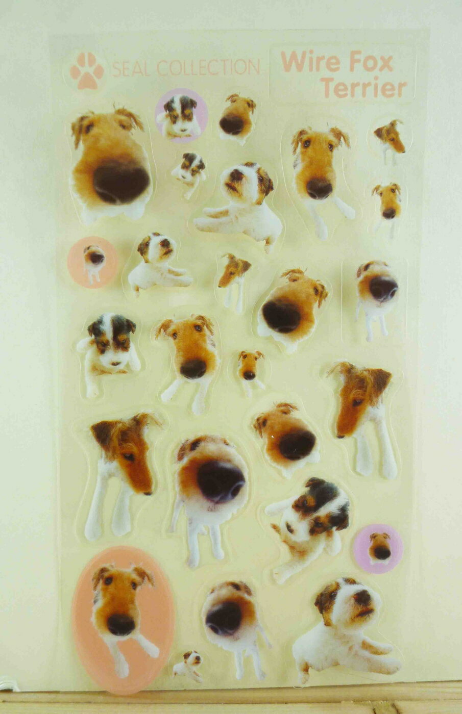 【震撼精品百貨】新大頭狗 The Dog 透明貼紙-狐狸犬 震撼日式精品百貨