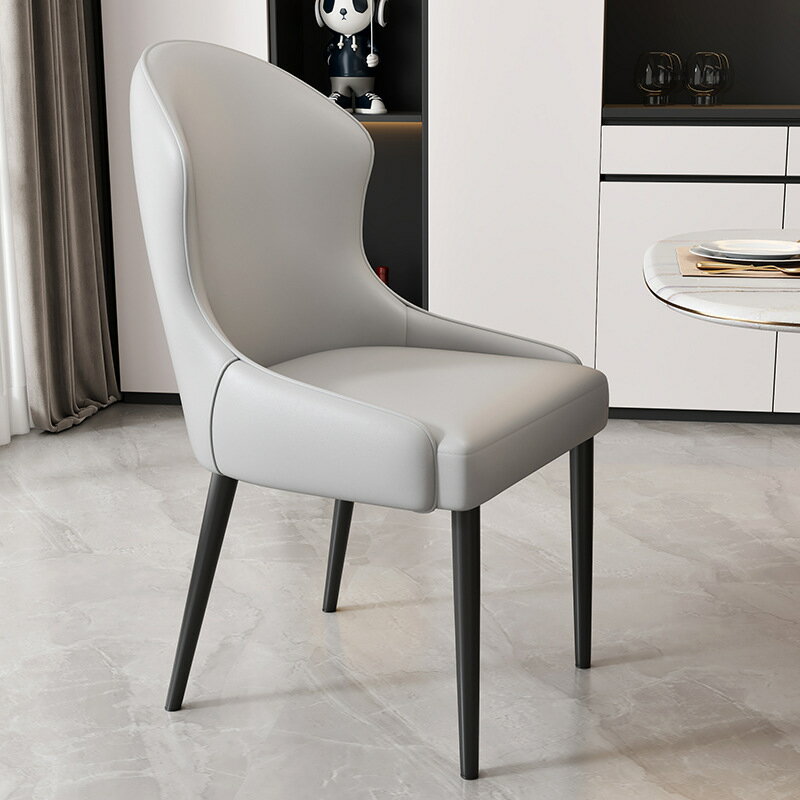 【可開發票】北歐風餐椅 餐桌椅 簡約吧椅 高腳椅 椅子 意式極簡傢用餐椅 靠背椅 書桌椅 餐邊椅 吧台椅 吧檯椅 餐椅 辦公椅 設計椅 0