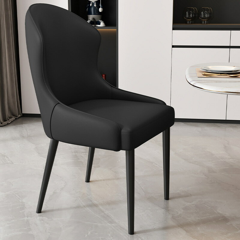 【可開發票】北歐風餐椅 餐桌椅 簡約吧椅 高腳椅 椅子 意式極簡傢用餐椅 靠背椅 書桌椅 餐邊椅 吧台椅 吧檯椅 餐椅 辦公椅 設計椅 0