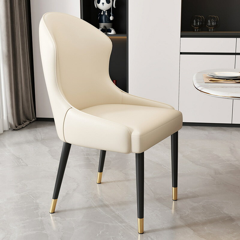 【可開發票】北歐風餐椅 餐桌椅 簡約吧椅 高腳椅 椅子 意式極簡傢用餐椅 靠背椅 書桌椅 餐邊椅 吧台椅 吧檯椅 餐椅 辦公椅 設計椅 0