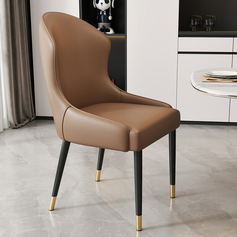 【可開發票】北歐風餐椅 餐桌椅 簡約吧椅 高腳椅 椅子 意式極簡傢用餐椅 靠背椅 書桌椅 餐邊椅 吧台椅 吧檯椅 餐椅 辦公椅 設計椅 0