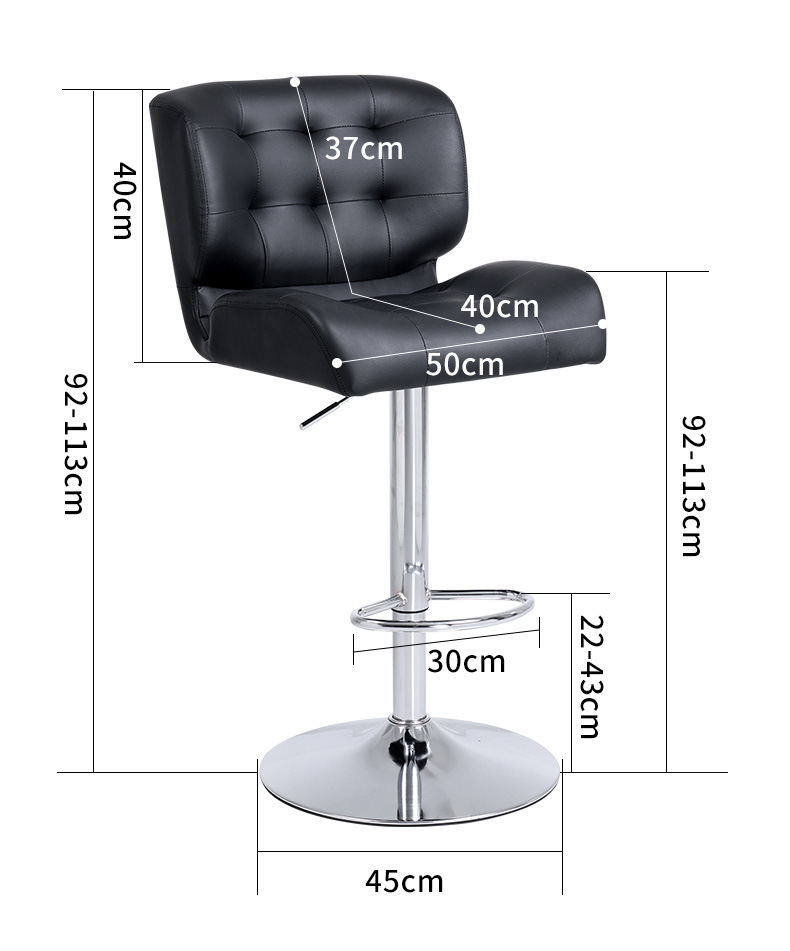 【可開發票】簡約吧椅  高腳椅 吧台椅 吧檯椅 中島椅 升降吧台椅 設計吧椅 餐椅 辦公椅 設計椅 旋轉 9