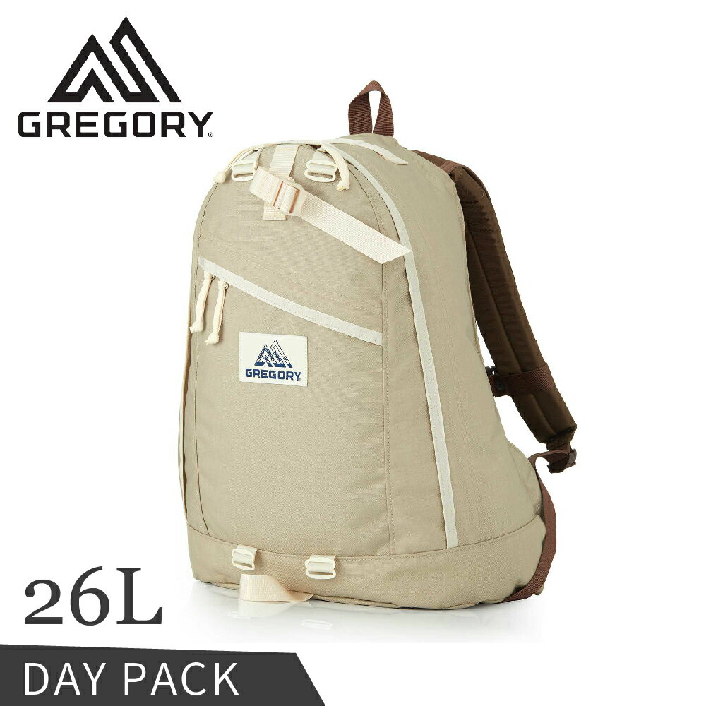 【GREGORY 美國 26L DAY PACK後背包《沙米黃》】65169/雙肩背包/日系街包/休閒背包/登山/旅行/健行