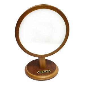 圓型桌上鏡612 原木化妝鏡 桌鏡補妝鏡 彩妝鏡子【DV410】 123便利屋