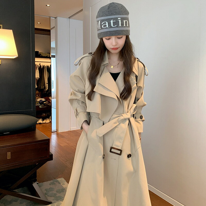 【巴黎精品】風衣外套休閒大衣-高階感秋季韓版小個子女外套a1ih82
