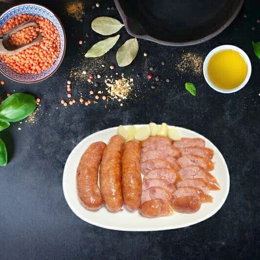 東港蔡家-飛魚卵香腸 300公克