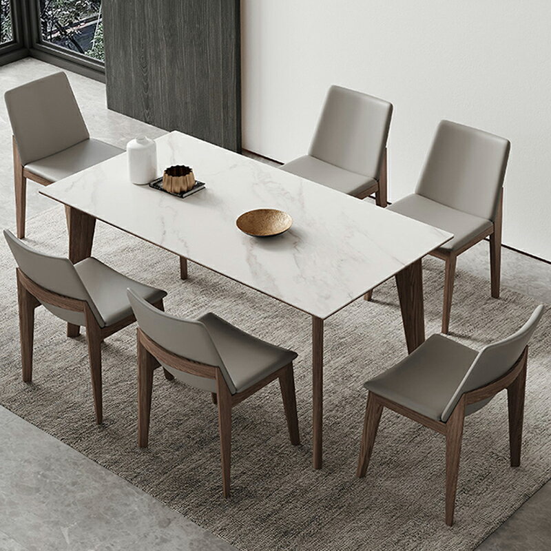 餐桌 白蠟木實木 餐桌 椅組合 北歐 現代簡約 小戶型 吃飯桌