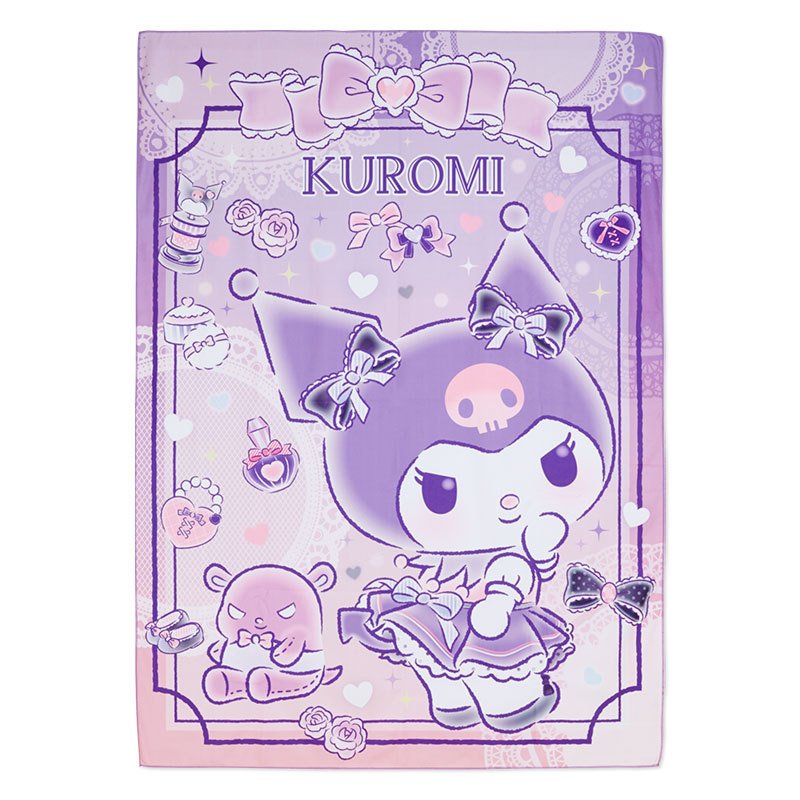 【震撼精品百貨】酷洛米_Kuromi~Sanrio 日本SANRIO三麗鷗 酷洛米毛毯130×180CM 化妝*13739 0