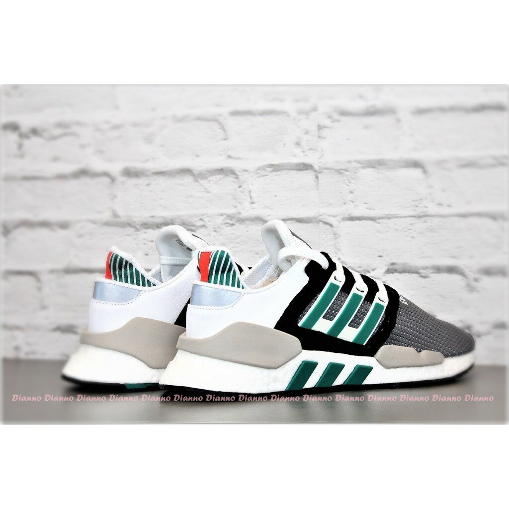 帝安諾- Adidas EQT 91/18 Support AQ1037 灰綠黑白黑歐美限定Boost超