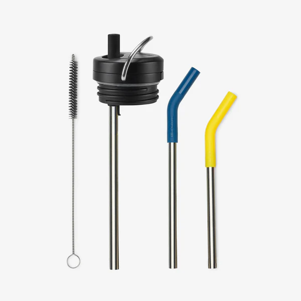 【【蘋果戶外】】Klean kanteen KTKWTWIST 吸管清潔組 TKWide Twist Cap with Straw Kit for TKWide系列不鏽鋼保溫瓶蓋