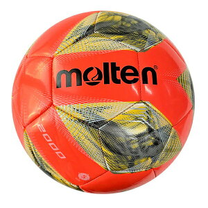Molten Football #5 [F5A2000-RY] 足球 5號 國中 成人 亮面 機縫 22cm 紅黃