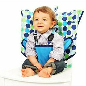 My Little Seat 攜帶型嬰兒安全椅套-清新點點