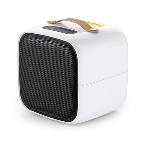 Life Basis【日本代購】2秒快速加熱 陶瓷暖風機 電暖器 體積小 傾斜 斷電 - 白 0