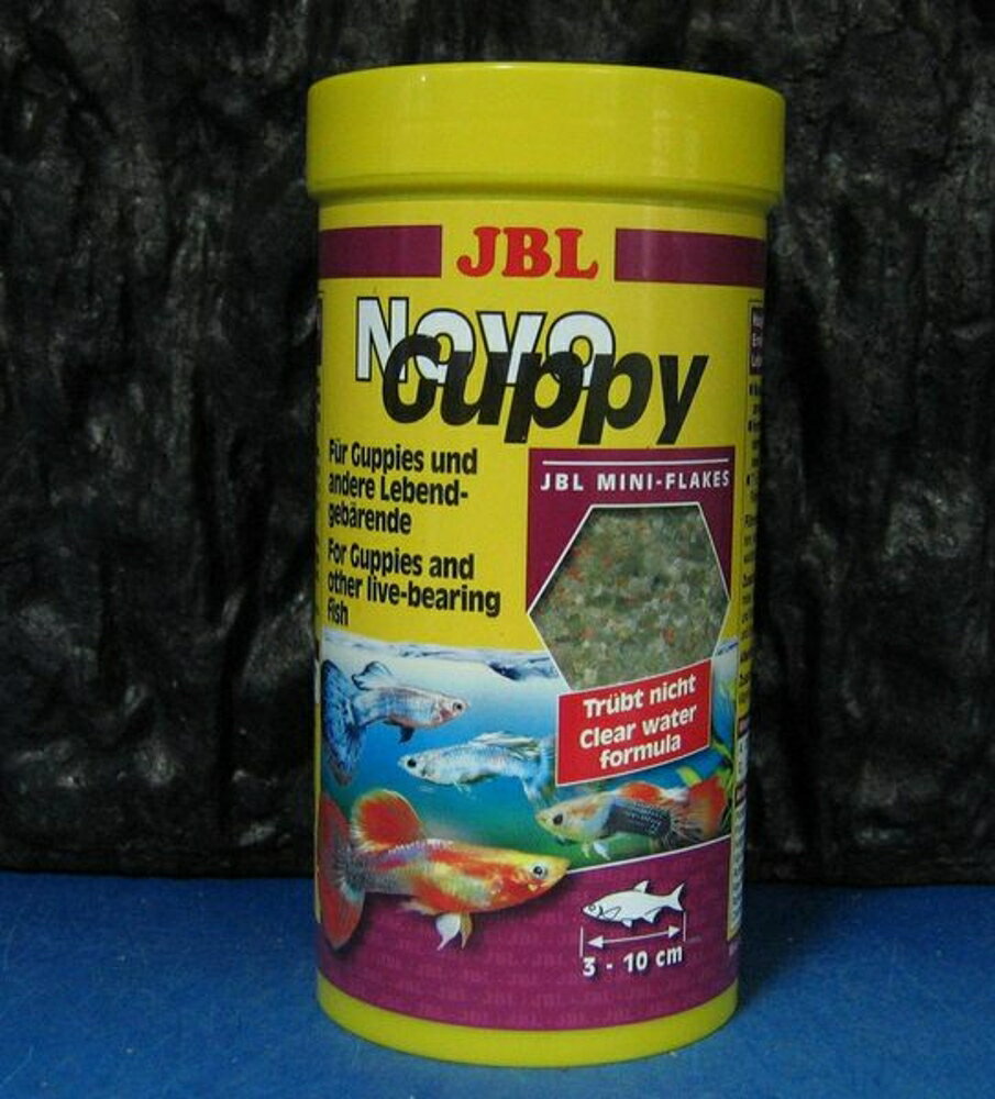 【西高地水族坊】德國JBL 孔雀魚專用飼料(NOVO GUPPY)250ml