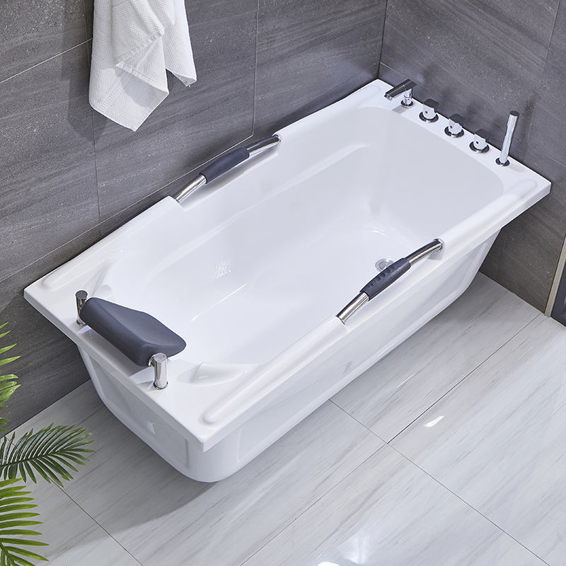 優樂悅~名位衛浴家用雙層亞克力獨立式免安裝成人小戶型酒店工程浴缸浴盆