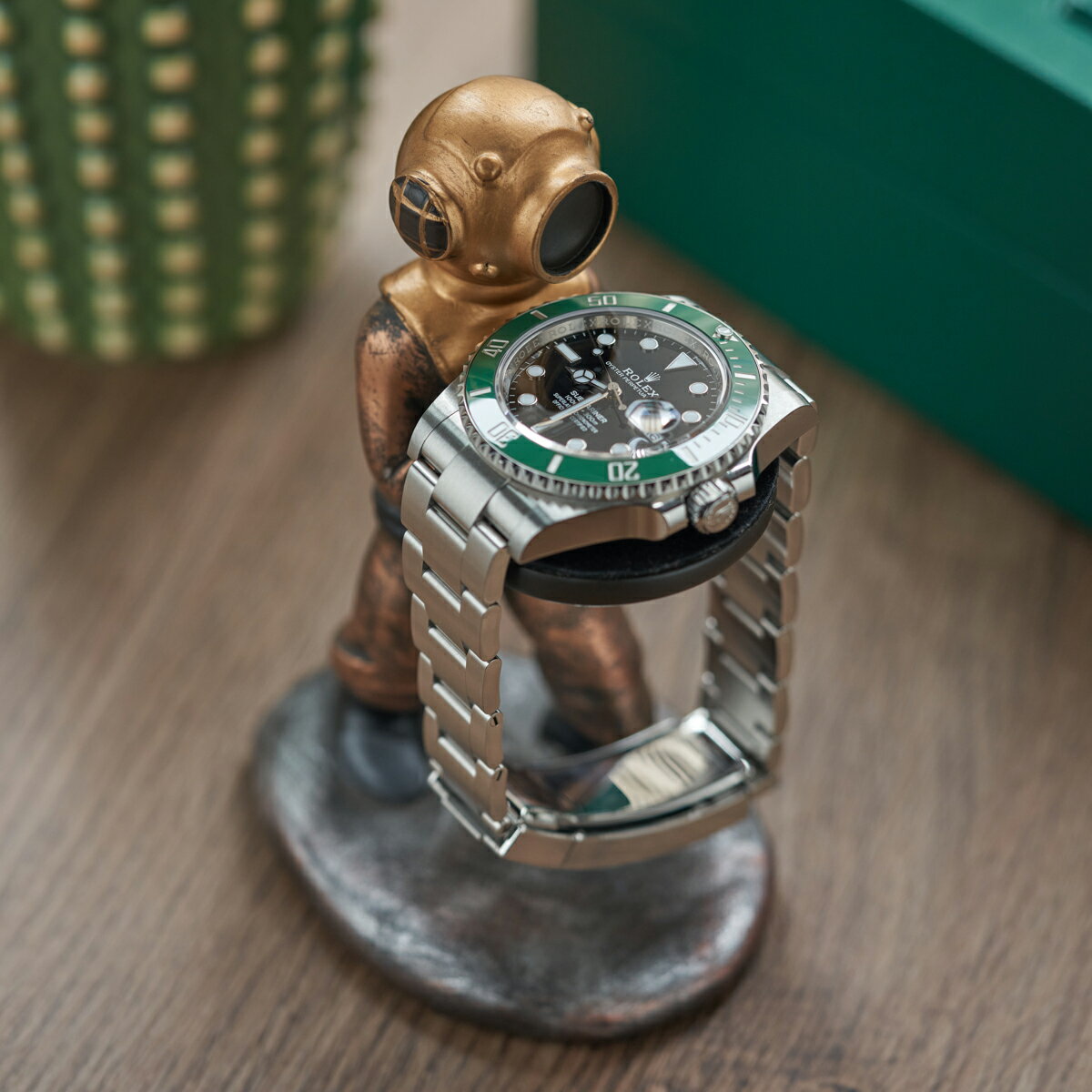 手錶架 手錶收納 手錶展示架 MADOX復古潛水員手錶架腕錶收納手錶展示架錶托diver watch stand『TS4877』