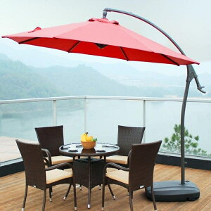 戶外遮陽傘庭院傘室外太陽傘3米折疊遮陽擺攤雨傘香蕉傘